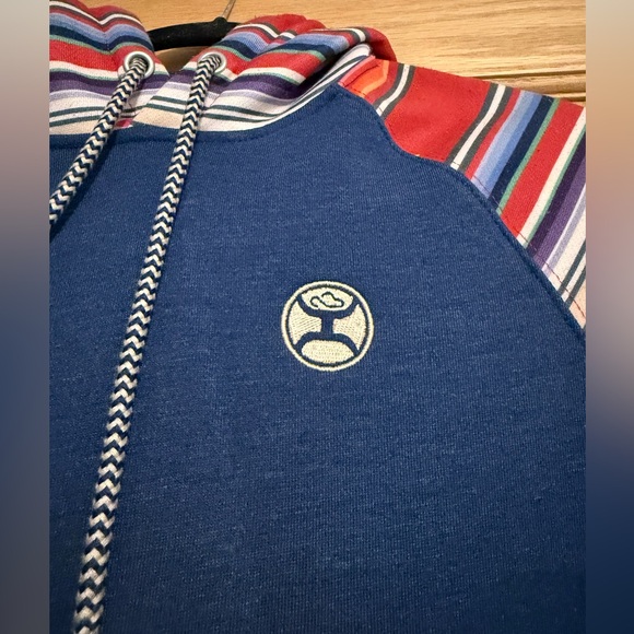 Women’s Hooey Aztec Fleece Lined Hoodie Small - Picture 3 of 5